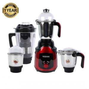 Vision Mixer Grinder 1200Watt Kitchen Master 4 In 1 (VIS-SBL-023) Multi Color
